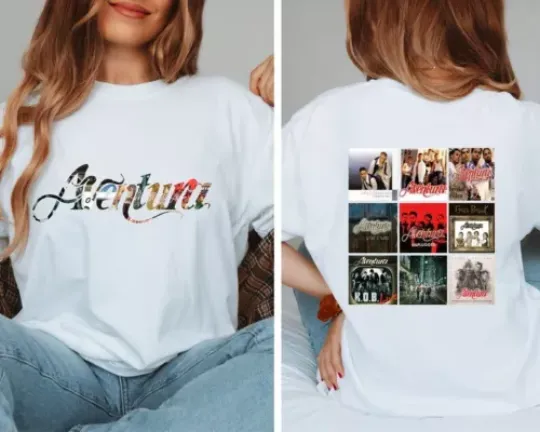 Discover Aventura Tour Shirt - Bachata Graphic Concert Edition