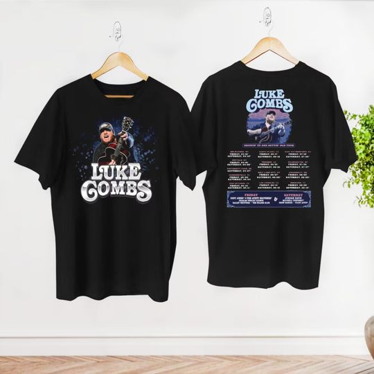 Discover Lukee Comb 2024 Tour Growing Up and Getting Old T-Shirt, Lukee Comb Merch