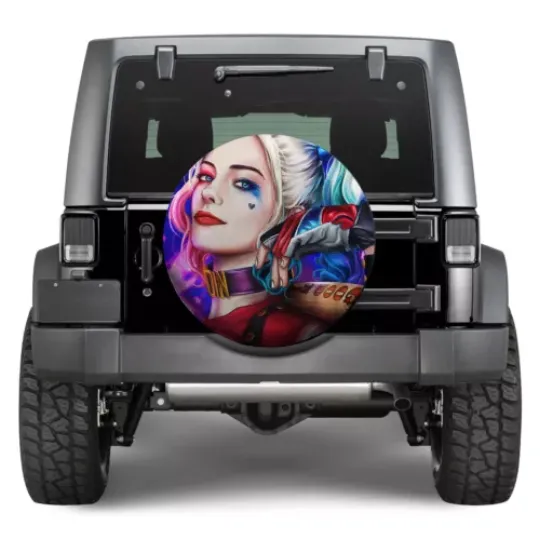 Discover Harley Quinn Car Spare Tire Cover