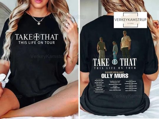 Discover Take That This Life On Tour 2024 Shirt, Take That Concert 2024 T-Shirt