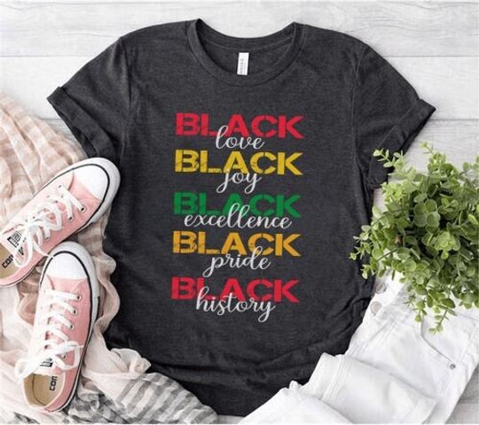 Discover Black History Month Shirt 2024, Afro Woman T-Shirt, African American Shirt