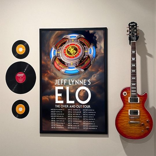Discover Jeff Lynne's ELO Add 2024 Tour Poster