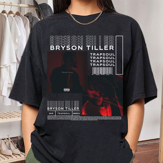 Discover Bryson Tiller Music Album T-Shirt, Merch Vintage Trapsoul For Lovers Rapper Shirt