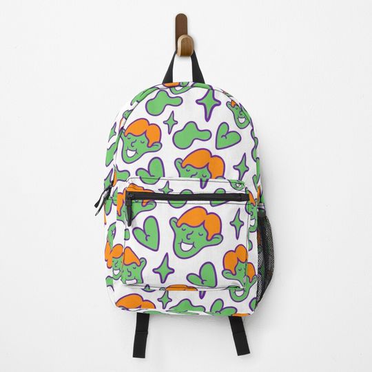 Discover pattern with a smile face Backpack