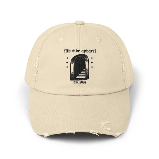 Discover Flip Side Apparel Logo Unisex Distressed Cap