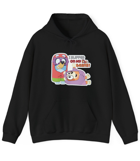 Discover Slipped on my beans Hoodie, BlueyDad Hoodie, Gifts for him, Gifts for Her