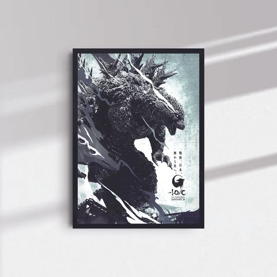 Discover 2024 god zilla Minus One Minus Color Poster
