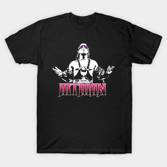 Discover Bret Hitman Hart - Bret Hart - T-Shirt