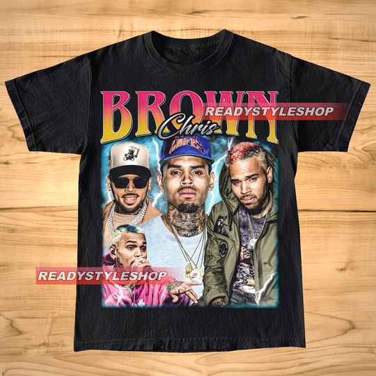 Discover Vintage Chris Brown T-Shirt, Rapper Singer Hip Hop Shirt