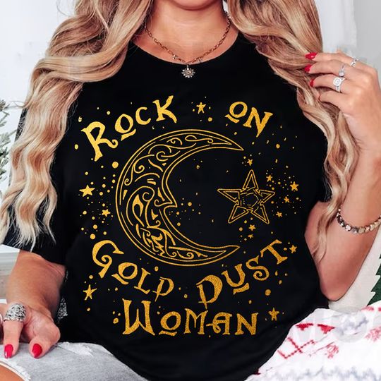 Discover Stevie Nicks Gold Dust Woman T-Shirt
