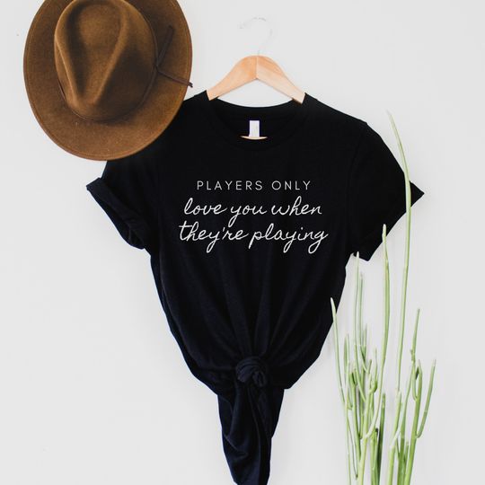 Discover Fleetwood Mac T Shirt - Players Only Love You Lyrics Shirt - Stevie Nicks Rock Band Tee