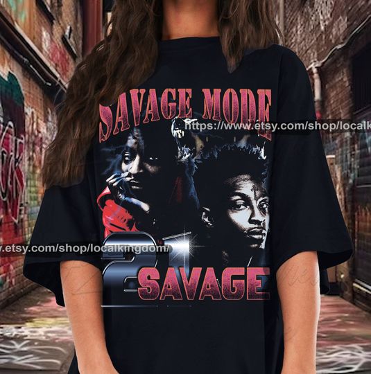 Discover 21 Savage Vintage T-Shirt, Gift For Women and Man Unisex T-Shirt