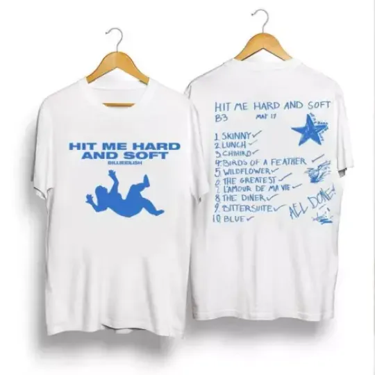 Discover Hit Me Hard And Soft Tracklist Shirt, Billie New Album Shirt