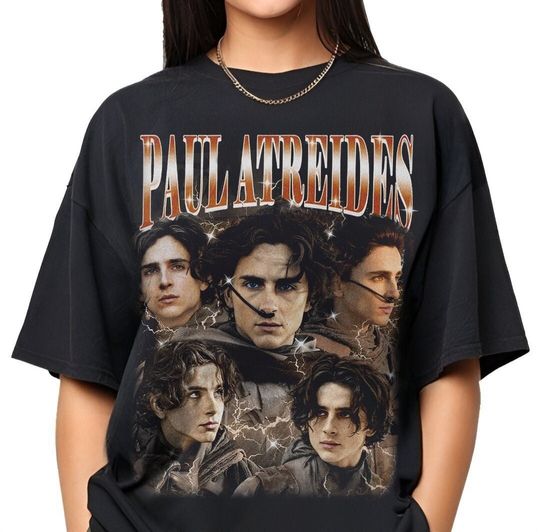 Discover Minimal Paul Atreides Timothee Chalamet , Character Film T-shirt, Present for Ladies and Gents Sweatshirt