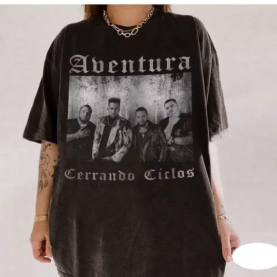 Discover 2024 Aventura Tour Concert, Bachata, Cerrando Ciclos, Graphic T-Shirt