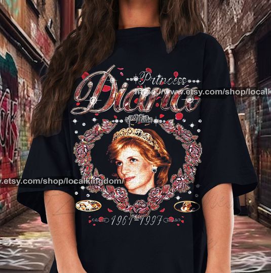 Discover Diana Princess Vintage T-Shirt, Gift For Woman and Man T-Shirt