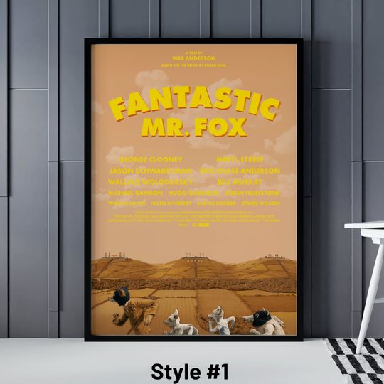 Discover Fantastic Mr Fox Poster, Fantastic Mr. Fox Poster Print