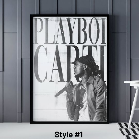 Discover Playboi Carti Poster - Birthday Gift -  Playboi Carti Print