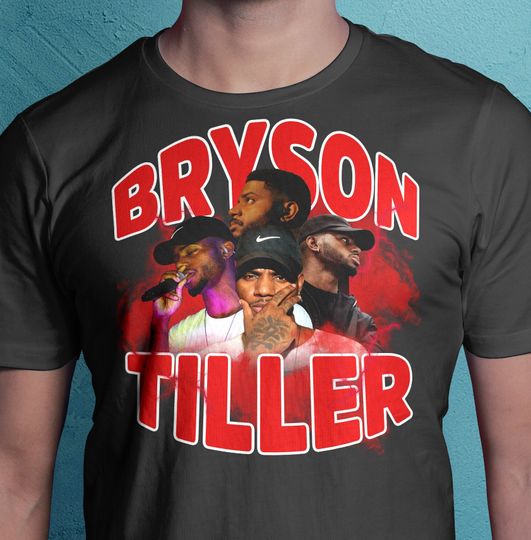 Discover Bryson Tiller T Shirt Design PNG Instant Download - Bryson Tiller Fan