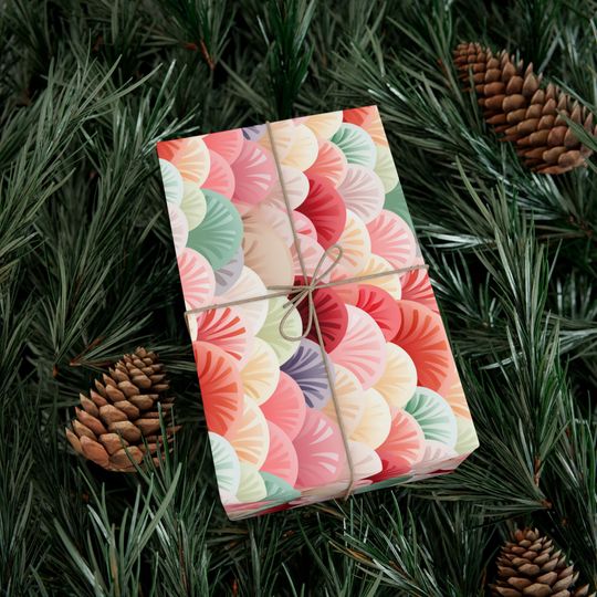 Discover Vibrant Shells Gift Wrapping Paper