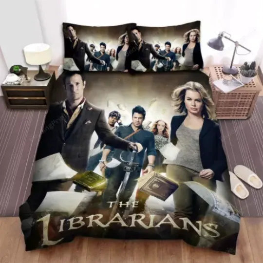 Discover The Librarians Movie Poster Bedding Set