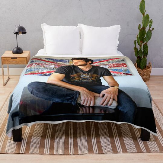 Discover Ben Barnes on his Piano Throw Blanket