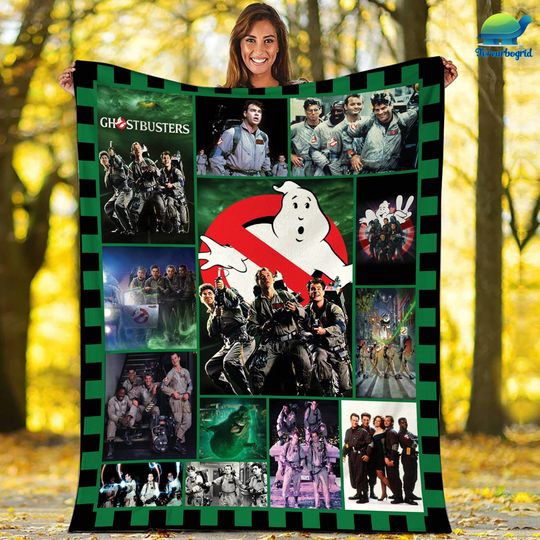 Discover Ghostbusters Fleece Blanket, Ghostbusters 80s 90s Fleece Blanket