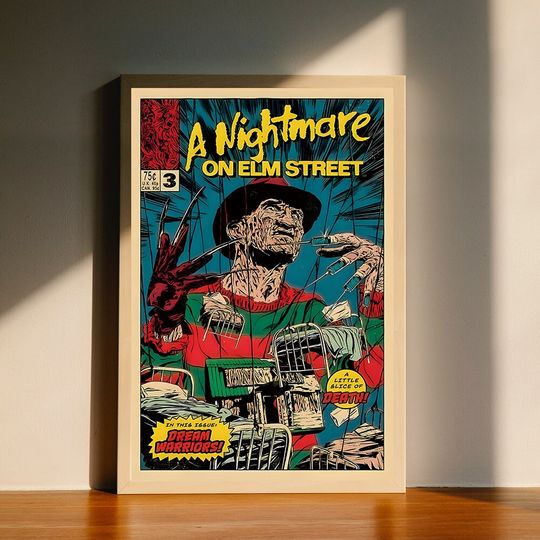 Discover A Nightmare on Elm Street Movie Canvas Poster