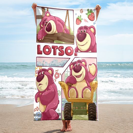 Discover Strawberry Bear Beach Towels