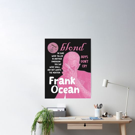 Discover Frank Ocean Blond Threshold Aesthetic design Inspired Poster