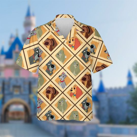 Discover Dog Characters Hawaii Shirt