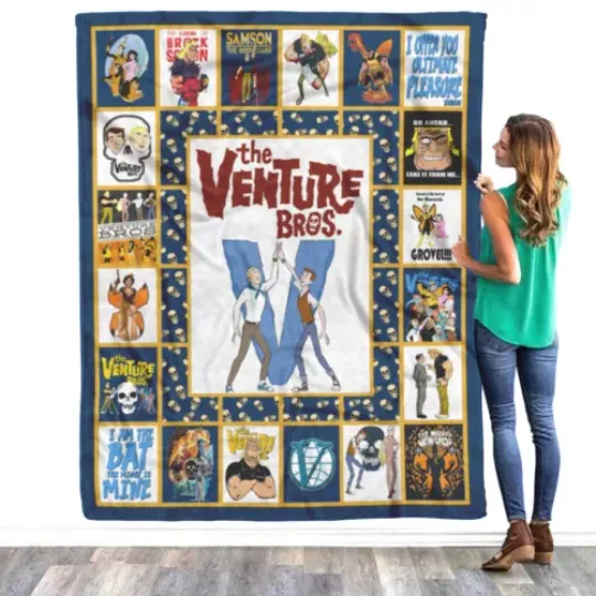Discover The Venture Bros Blanket,  The Venture Bros TV Series Fleece Blanket