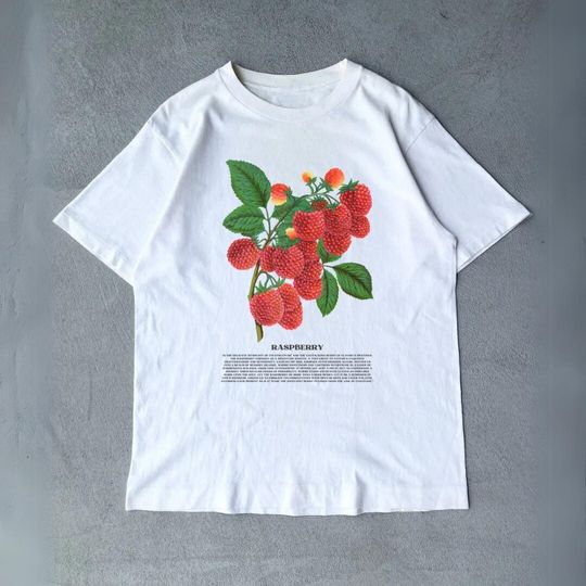 Discover Raspberry Shirt, Print T-Shirt, Vintage Graphic Tee