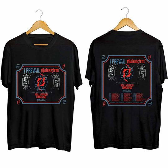 Discover Halestorm and I Prevail 2024 Tour Double Sided Shirt