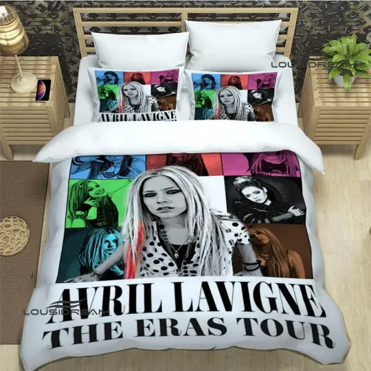 Discover Singer Avril Lavigne Printed Bedding Sets