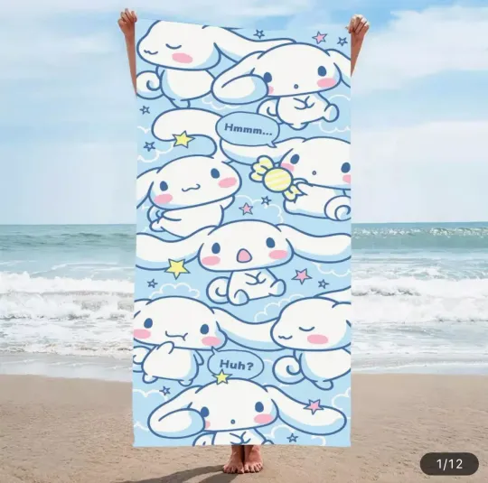 Discover Cinnamoroll Towel Beach Or Bath Towel