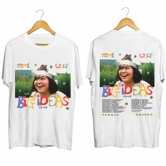 Discover Remi Wolf - The Big Ideas Tour 2024 Double Sided Shirt