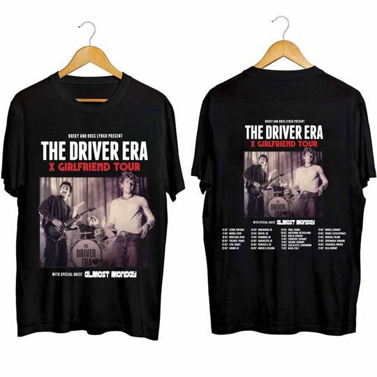 Discover The Driver Era - X Girlfriend Tour EU UK 2024 Double Sided Shirt
