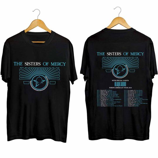 Discover The Sisters of Mercy 2024 Tour Double Sided Shirt