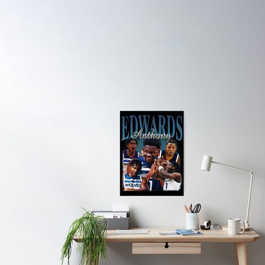 Discover Anthony Edwards Vintage 90s Poster