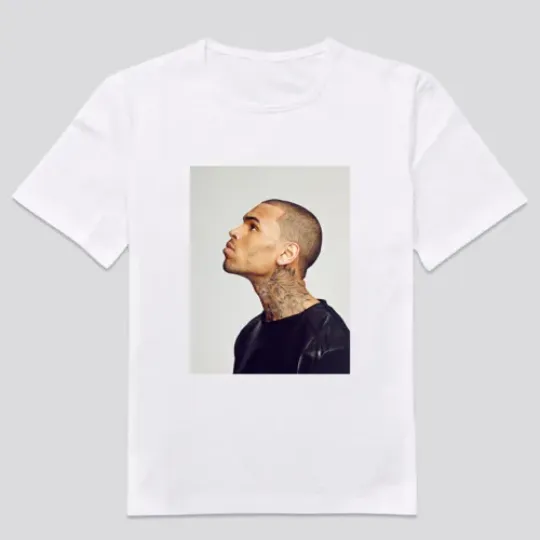 Discover CUSTOM SHIRT T-SHIRT CHRIS BROWN RAPPER MUSIC HIP HOP