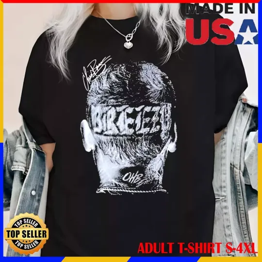 Discover Chris Brown Christmas Shirt Chris Brown Tour Cotton Black T-Shirt