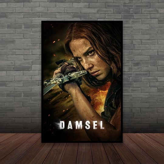 Discover Damsel 2024 Movie Poster, Movie Poster, Home Decor