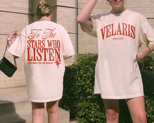 Discover ACOTAR  Shirt | To The Stars Quote T-Shirt Velaris Night Court