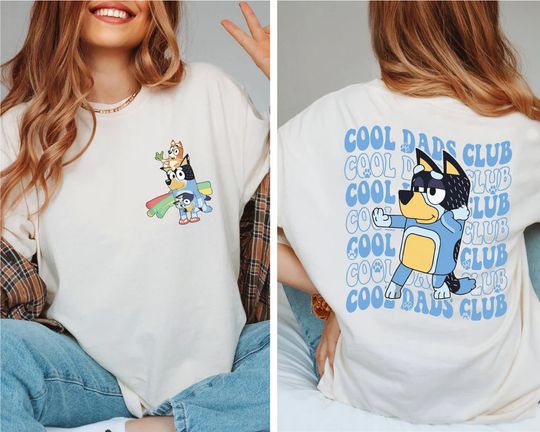 Discover Cool Dad BlueyDad Shirt, BlueyDad Father's Day Shirt, Bandit Cool Dad T-shirt