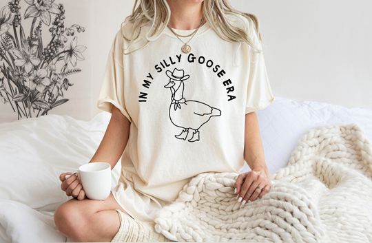 Discover Funny Silly Goose Era Graphic Shirt