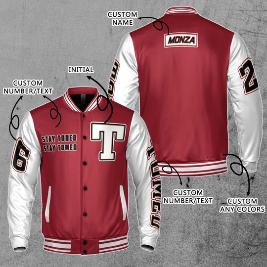 Discover Customizable Varsity Baseball Jacket