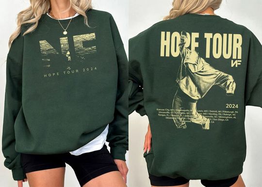 Discover N.F Hope Tour 2 Shirts, Funny N.F Tour Merch Sweatshirt