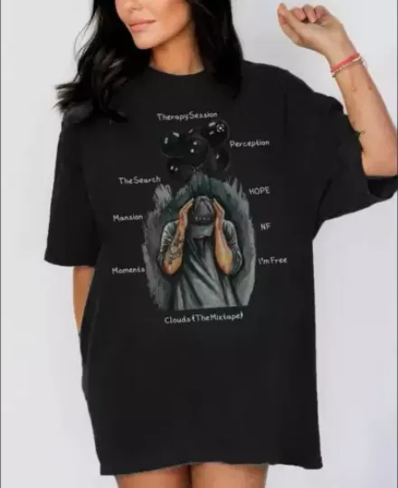 Discover Vintage NF Rapper T-Shirt, Hope Album Shirt, NF Hope Shirt