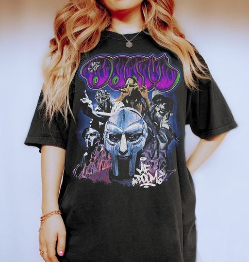 Discover Mf Dooom 90s Vintage Style Shirt, Mf Dooom Bootleg Shirt, Mf Dooom Tee